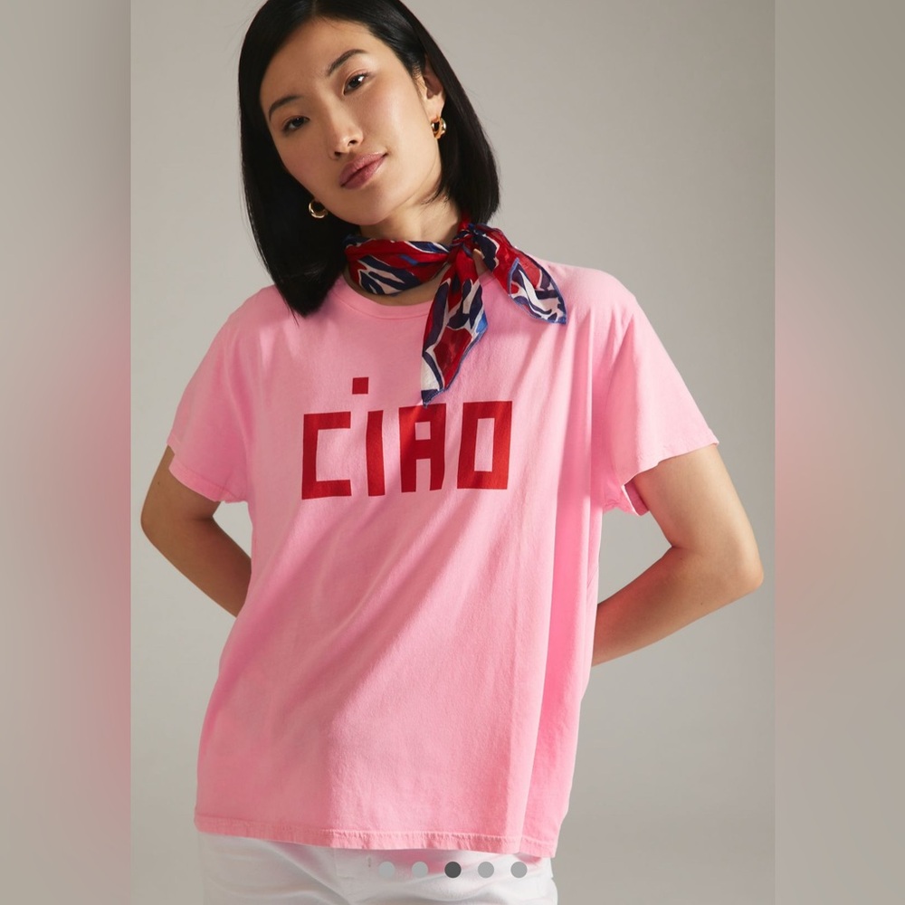 Clare V. Ciao Petit Graphic Tee - NWT